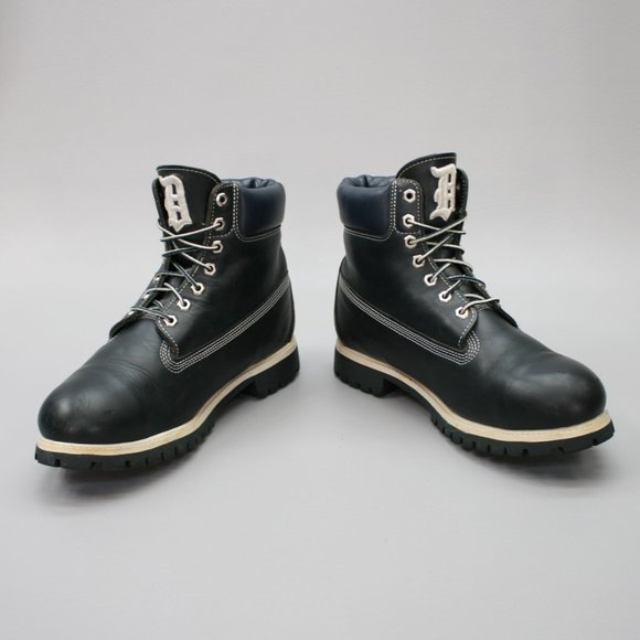Timberland Men\'s 11 M Detroit Old English D Tigers Baseball 313 Work Boots 32087 main image 4